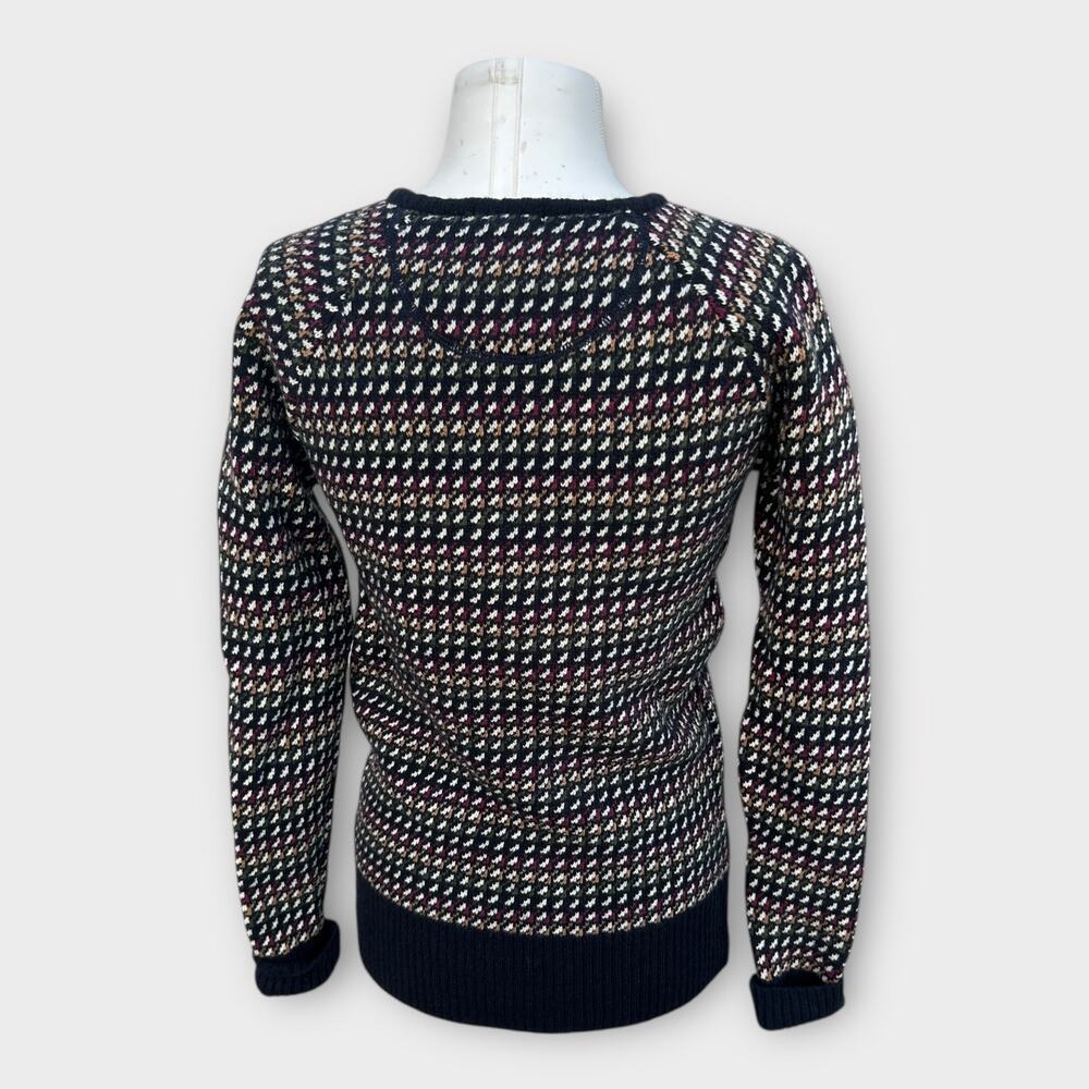 Barbour 100% Lambswool Sweater Women's Size 10 Cozycore Preppy Quiet Luxury - Picture 4 of 11